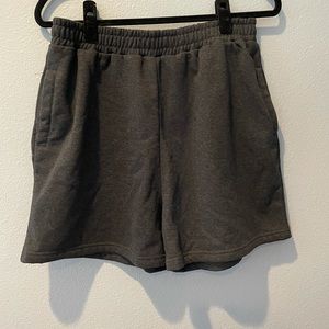Charcoal grey sweatshorts